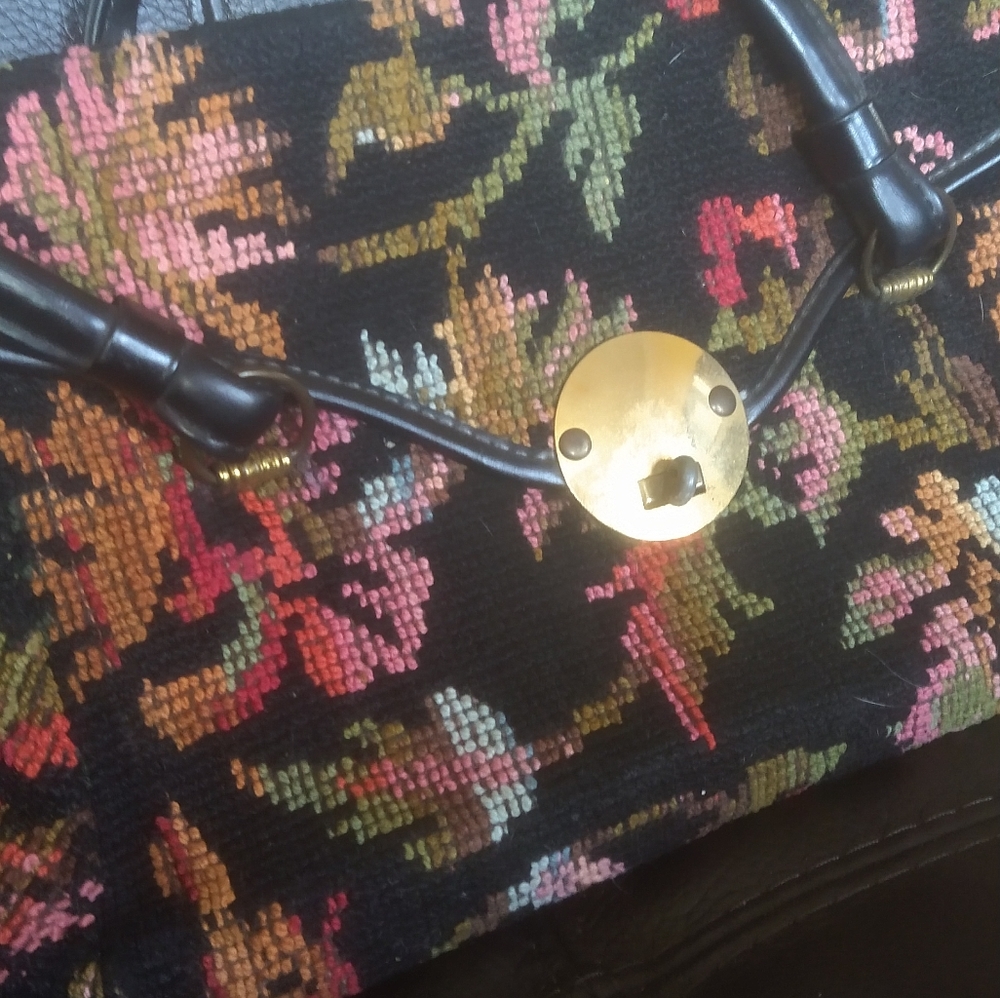 60s vintage Ultimate Carpet Bag Purse - Picture 6 of 11